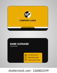 Business card vector