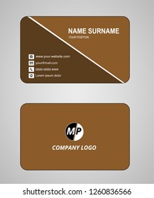 Business card vector