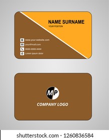 Business card vector