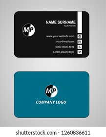 Business card vector