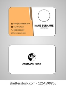 Business card vector