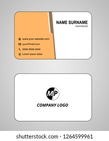 Business card vector
