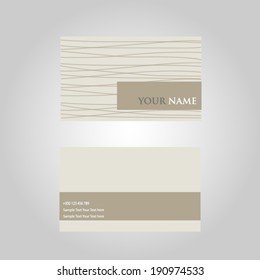 Business card vector. 