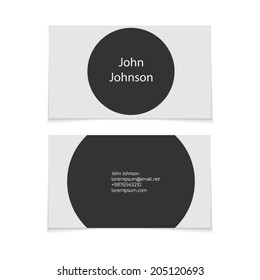 business card vector