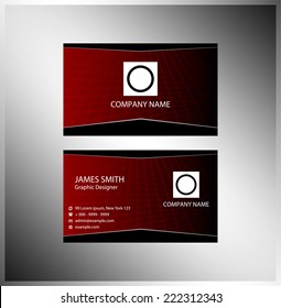 Business card vector 