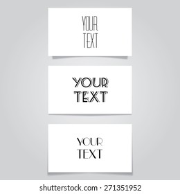 Business card vector 