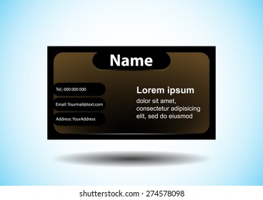 Business Card - vector