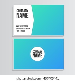 Business card vector