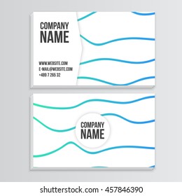 Business card vector