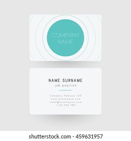 Business card. vector