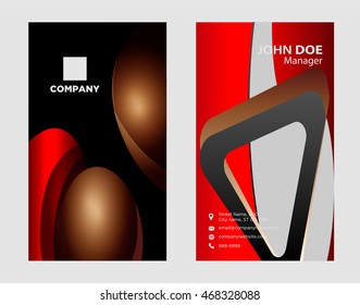 Business card vector 
