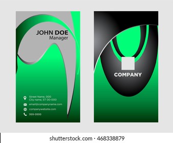 Business card vector 
