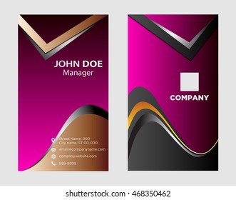 Business card vector 
