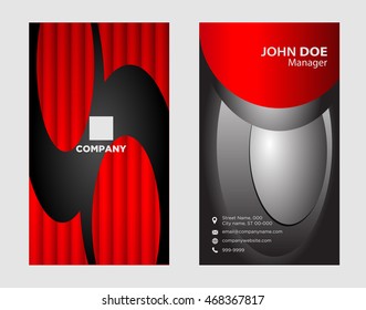 Business card vector 
