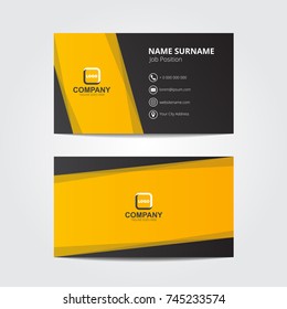 Custom Business Cards Vector Template Stock Vector (Royalty Free ...