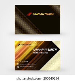 Business card vector background