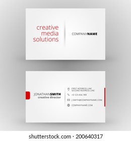 Business Card Vector Background