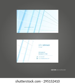 Business card vector background