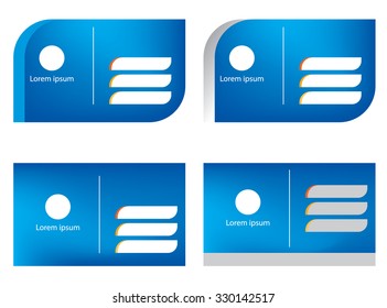 Business card vector background