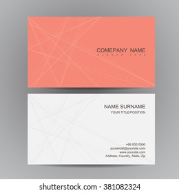 Business card vector background