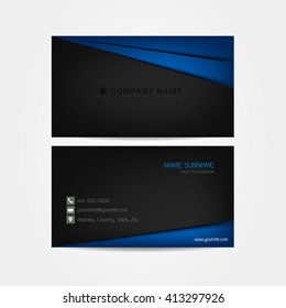 Business card vector background