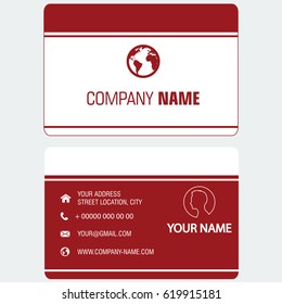 Business card vector background