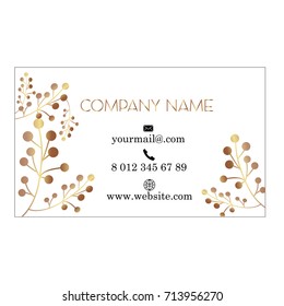 Business card vector background