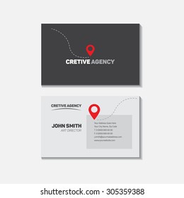 Business card vector background. black and gray background