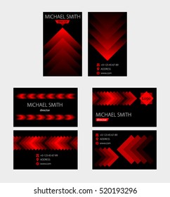 Business card vector background. Several variants vector