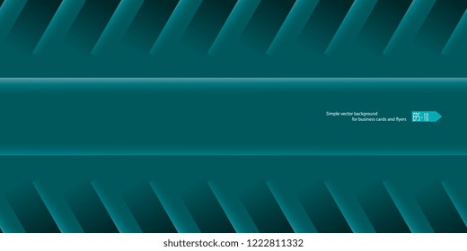 Business card. Vector background with striped elements and shadows for flyers and business cards. Creative background. Flyer. Banner. Vector graphics
