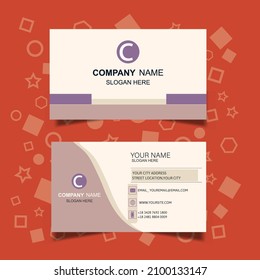 Business card vector background.Vector abstract creative and clean modern corporate business cards.