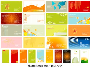 Business card - vector collection