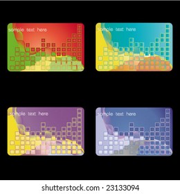Business card - vector collection