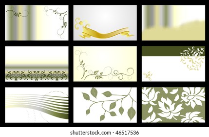 Business card - vector collection