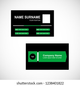 Business card vector design