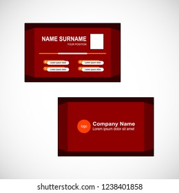Business card vector design