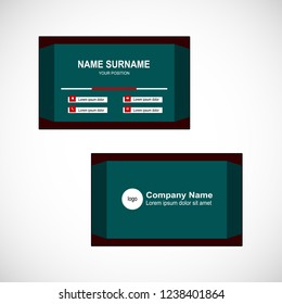 Business card vector design