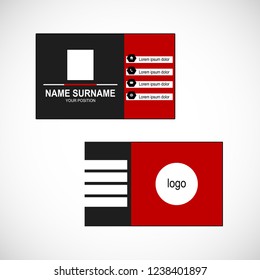 Business card vector design
