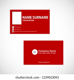 Business card vector design