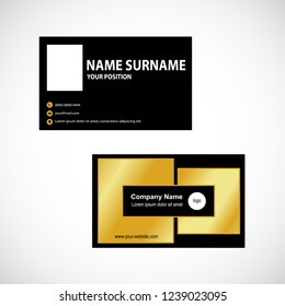 Business card vector design