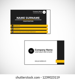 Business card vector design