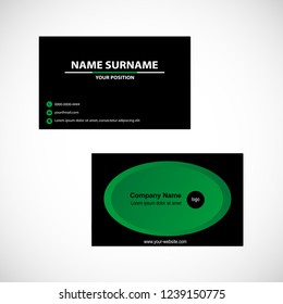 Business card vector design