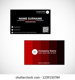 Business card vector design
