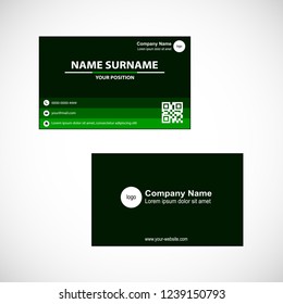 Business card vector design