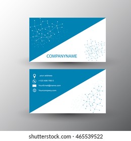 Business card, vector design