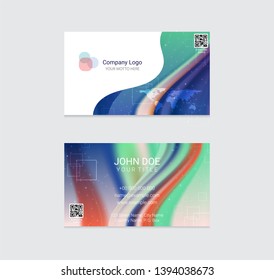 business card vector design background