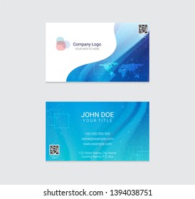 business card vector design background