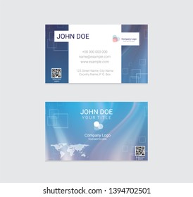 Business card vector design background