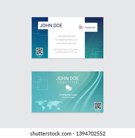Business card vector design background