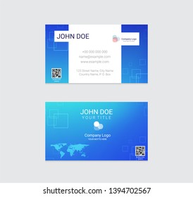 Business card vector design background